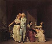 Louis-Leopold Boilly Ce qui allume l'amour l'eteint ou le philosophe Germany oil painting artist